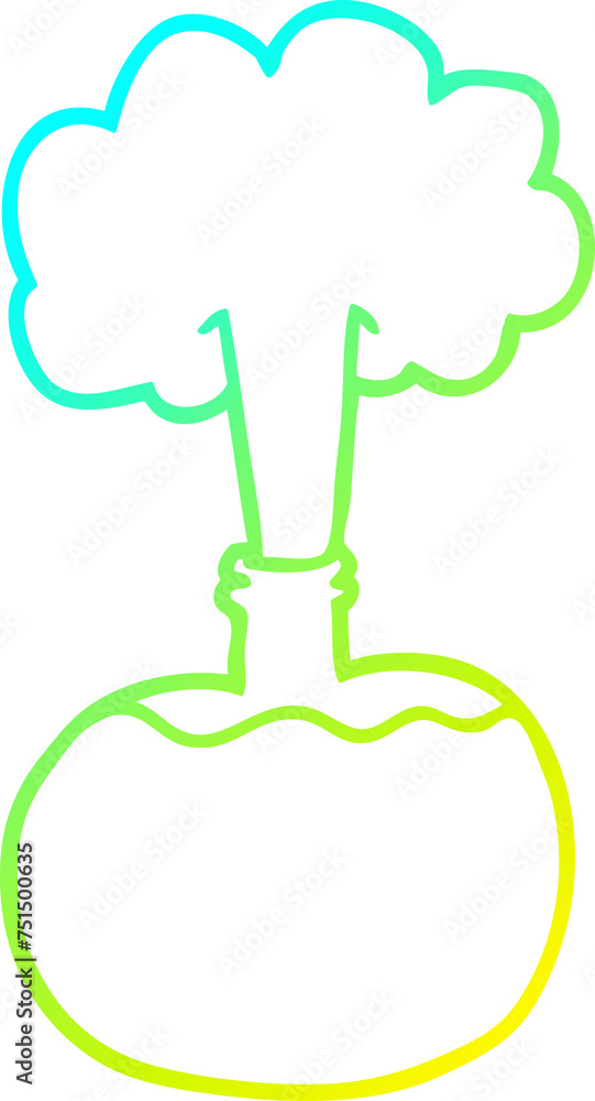 cold gradient line drawing cartoon experiment potions cold gradient line drawing cartoon experiment potions