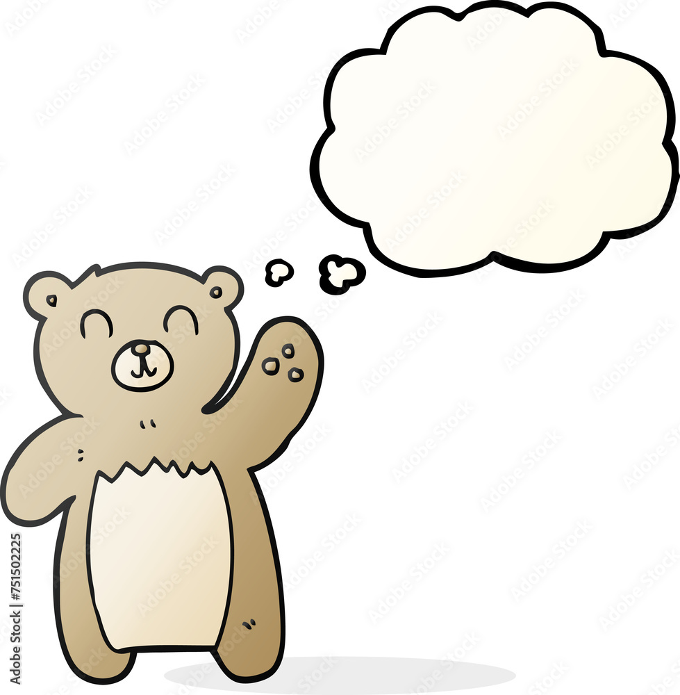 thought bubble cartoon teddy bear thought bubble cartoon teddy bear