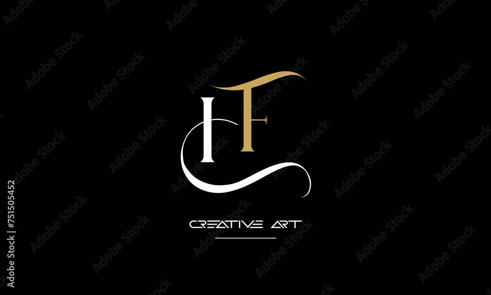 FH, HF, F, H abstract letters logo monogram FH, HF, F, H abstract letters logo monogram