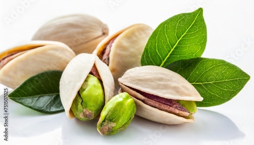 pistachio with leaves