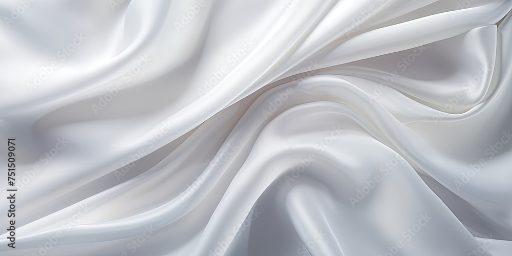 Obraz premium White Silk Background
