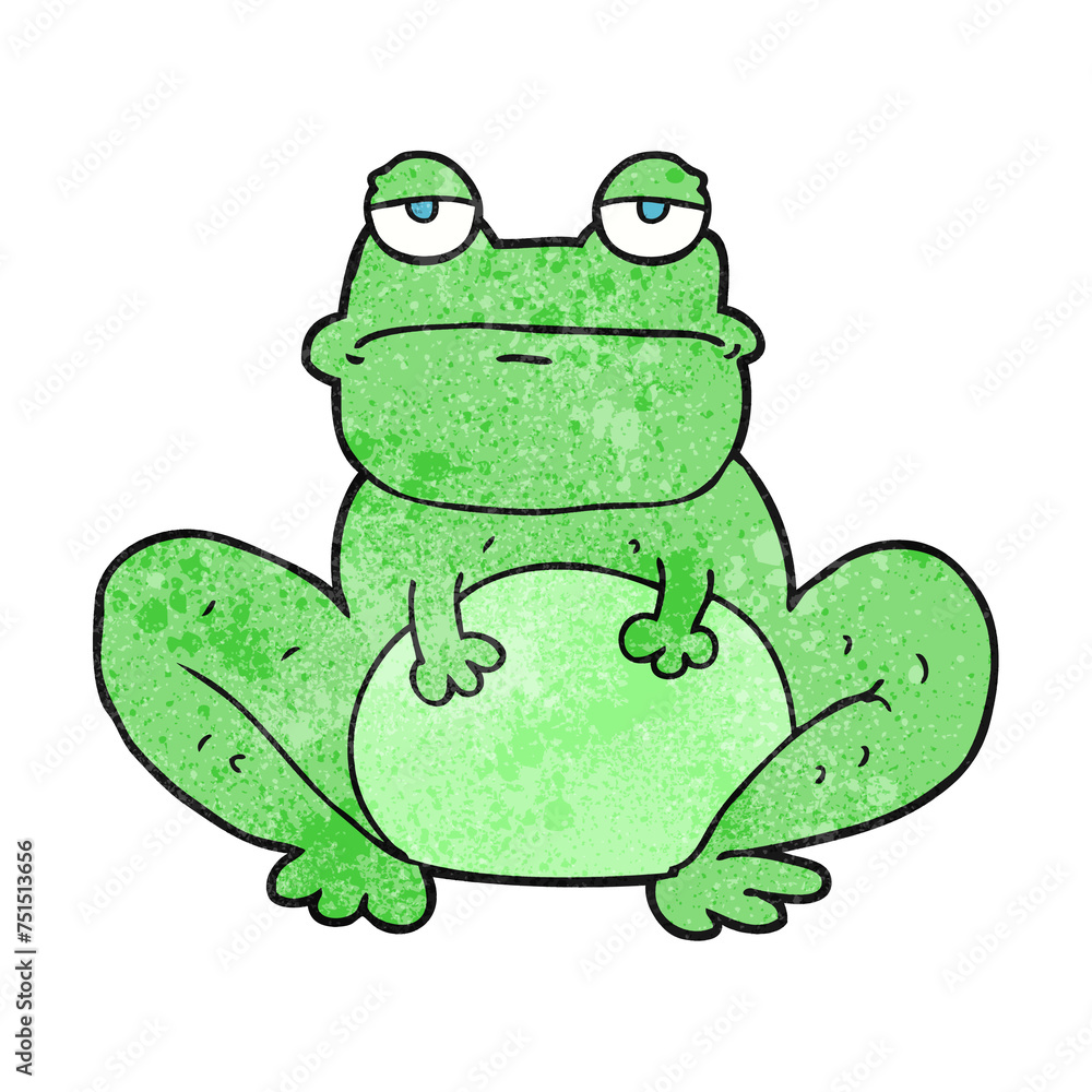textured cartoon frog textured cartoon frog