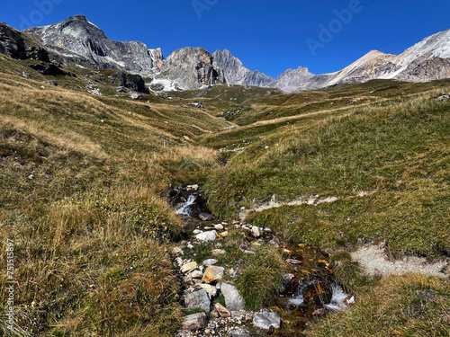 Discovering Peaks: High-Altitude Trail in Val Cenis, Vanoise National Park, France photo