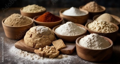  A baker's palette of ingredients, ready for culinary creation