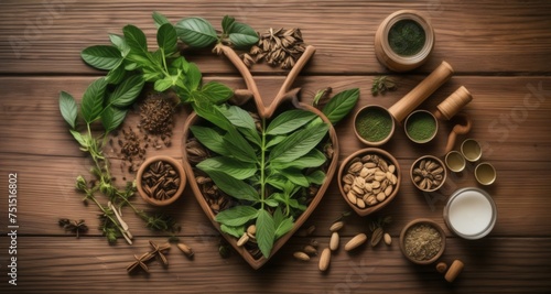 Wallpaper Mural  Natural ingredients for a healthy lifestyle Torontodigital.ca