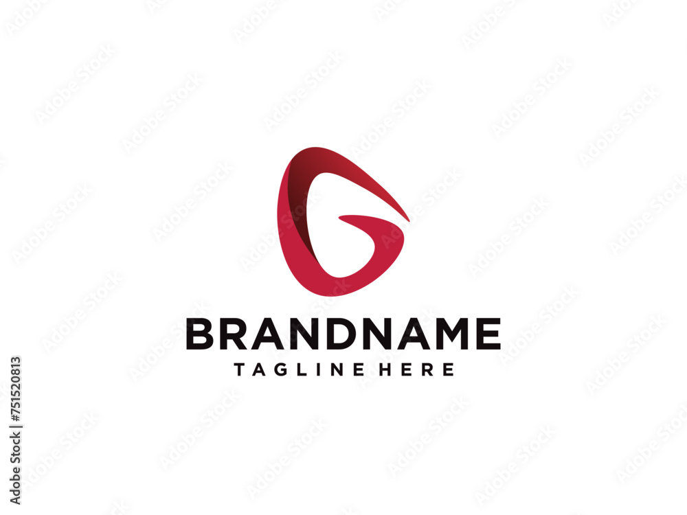 Letter G Modern Shape Logo Design Template Element Letter G Modern Shape Logo Design Template Element