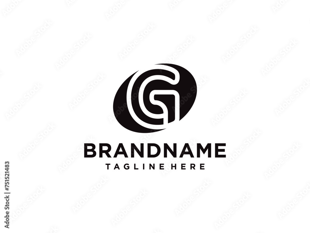 Letter G Modern Shape Logo Design Template Element Letter G Modern Shape Logo Design Template Element