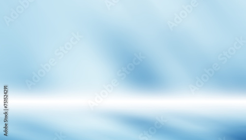 Light blue gradient abstract background. Empty room for display product