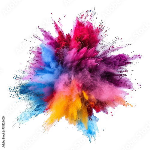 Abstract blast of colors