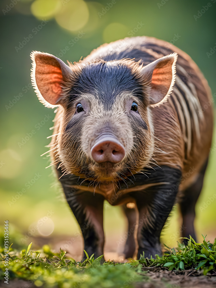 Portrait of a wild boar (Sus scrofa) Portrait of a wild boar (Sus scrofa)