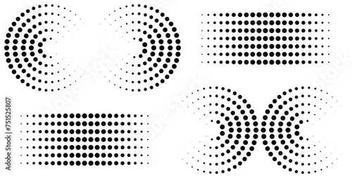 Dot pattern seamless background. Polka dot pattern template Monochrome dotted texture design dots circle arts.