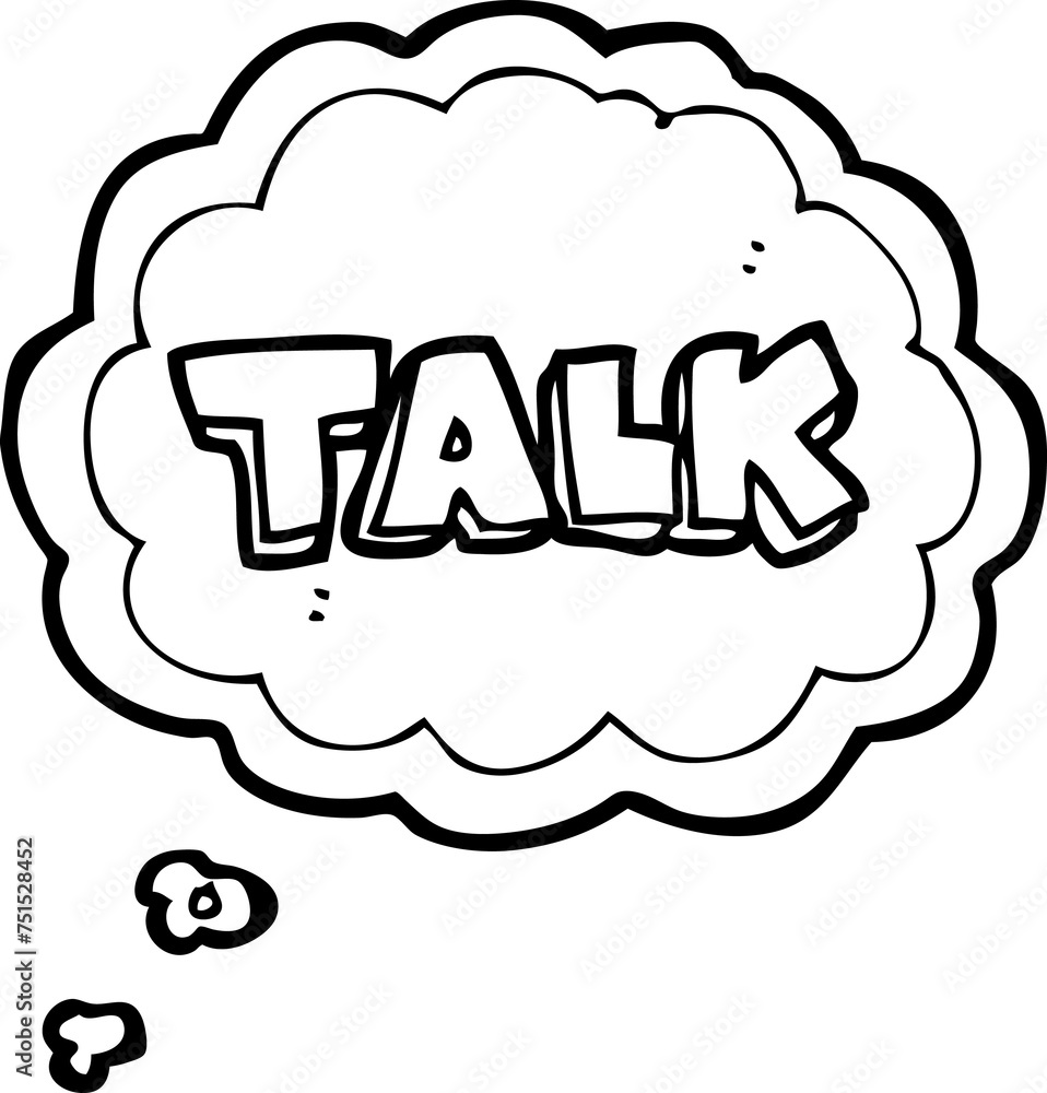 thought bubble cartoon talk symbol thought bubble cartoon talk symbol
