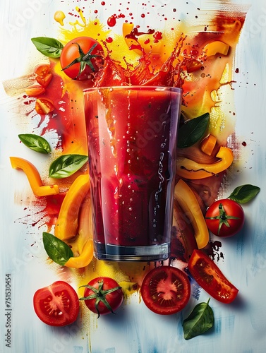 Refreshing natural drink wi...