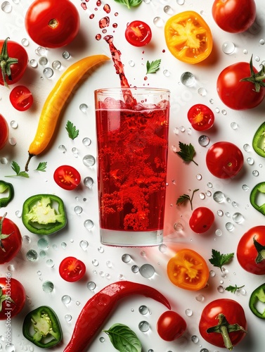 Refreshing natural drink wi...