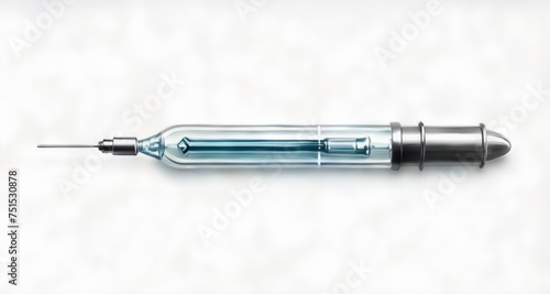  Vaccine syringe, ready for administration