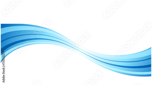 transparent blue sparkling line element