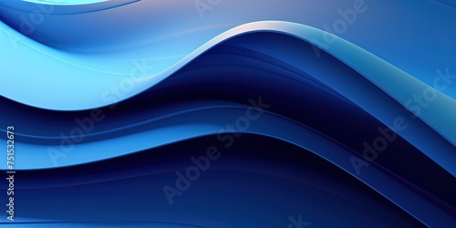 3D Abstract Blue Background