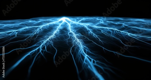  Electricity in motion - A powerful surge of energy © vivekFx