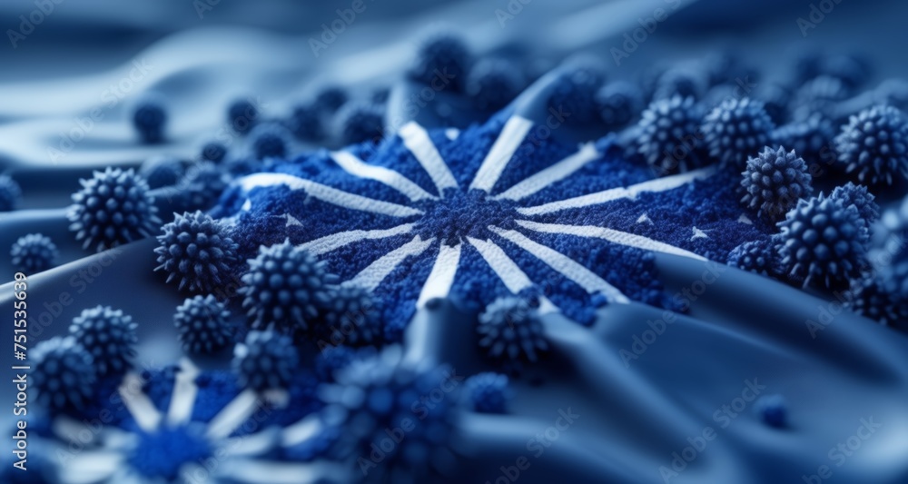 Abstract Art - Starburst in Blue Abstract Art - Starburst in Blue