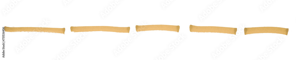 Light brown brush strokes isolated on transparent background. Light brown brush strokes isolated on transparent background.
