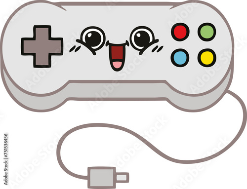 cute cartoon game controller