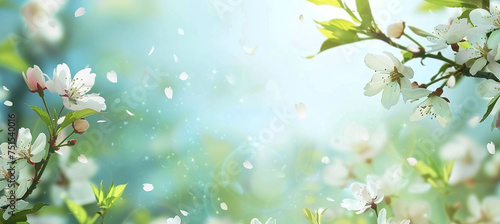 Spring blossom banner with copyspace © RobsArt