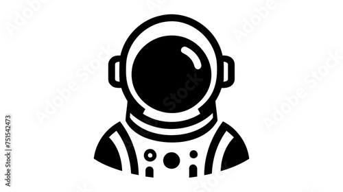 Wallpaper Mural Astronaut Icon. vector illustration on white background Torontodigital.ca