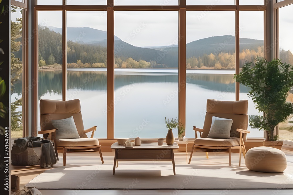 Obraz premium view from the window