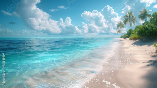 Maldives Islands Ocean Tropical Beach. © Matthew
