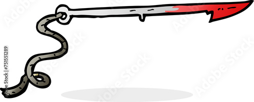cartoon whaling harpoon