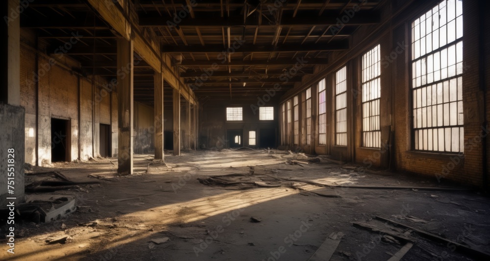  Abandoned warehouse, waiting for a new purpose