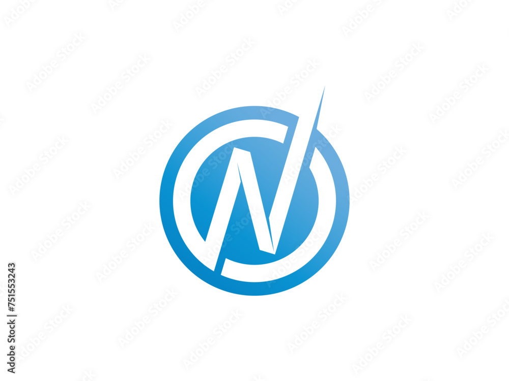 Letter N logo icon design template elements Letter N logo icon design template elements