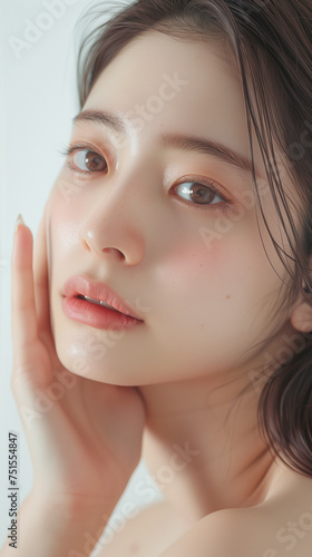 Generative AI
Cosmetic model Beautiful Korean woman