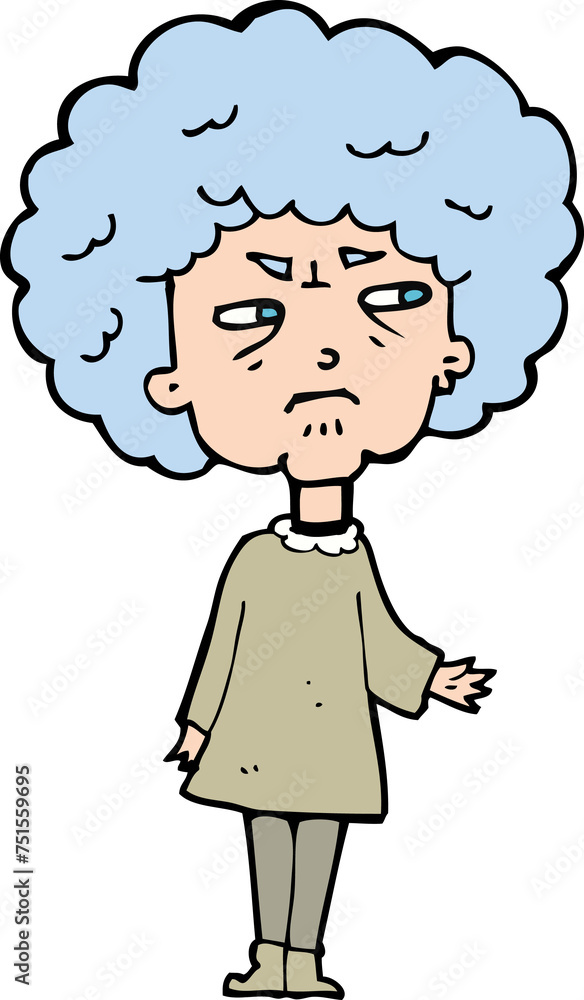 cartoon old lady cartoon old lady