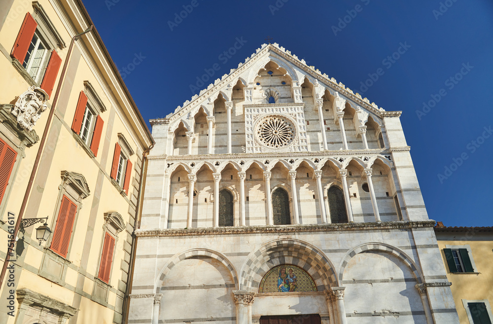 Front view of Santa Caterina church in Pisa, Italy. High quality photo
