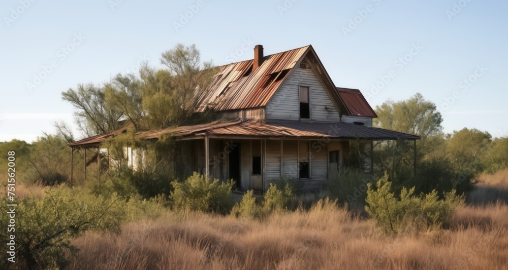  Abandoned homestead in the wilderness