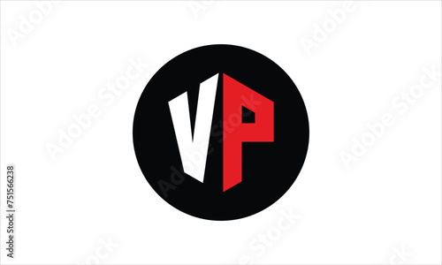 Free Download VP initial letter polygon icon gaming logo design vector template. batman logo, sports logo, monogram, falcon, war game, symbol, playing logo, abstract, fighting, typography, icon, minimal, premier  - GFXLoad