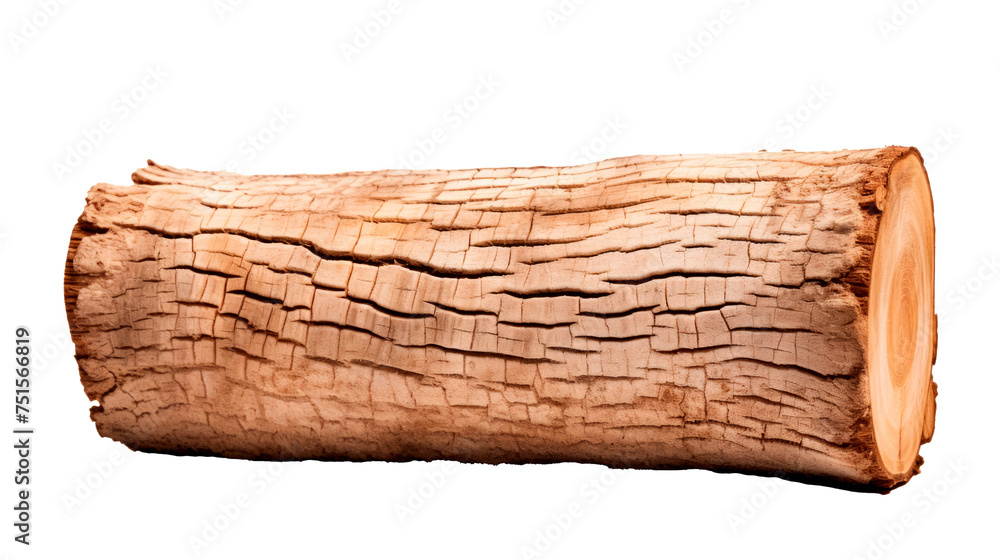 A large log is cut out element. Isolated on transparent background, PNG A large log is cut out element. Isolated on transparent background, PNG