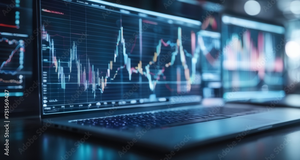 Advanced financial analysis in progress Advanced financial analysis in progress