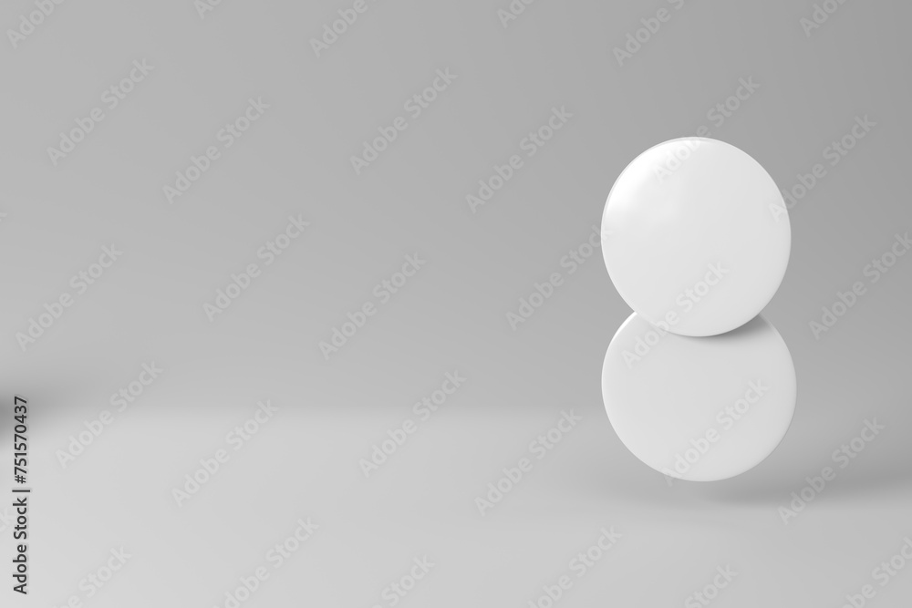 Badges mock-up. Badges template on studio background. Badges mock-up. Badges template on studio background.