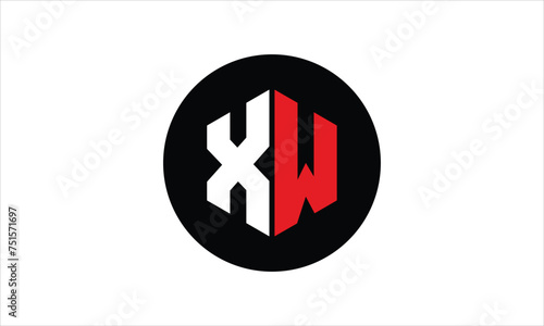 Free Download XW initial letter polygon icon gaming logo design vector template. batman logo, sports logo, monogram, falcon, war game, symbol, playing logo, abstract, fighting, typography, icon, minimal, premier  - GFXLoad