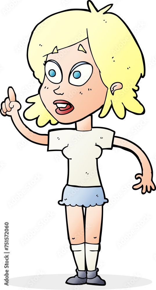 cartoon woman asking question cartoon woman asking question
