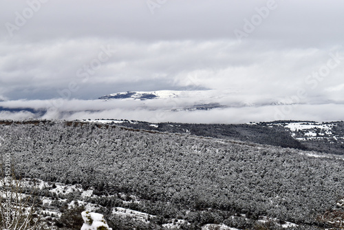 Snowy landscape in the Vald...