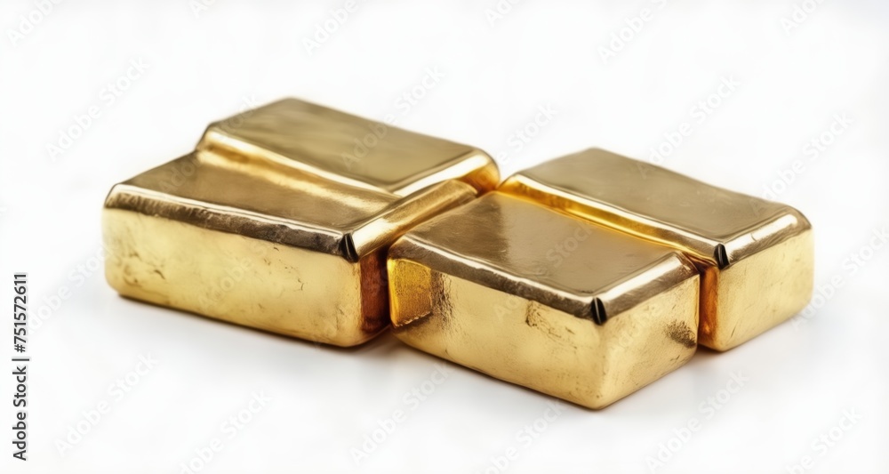 Golden cubes, pure and gleaming Golden cubes, pure and gleaming