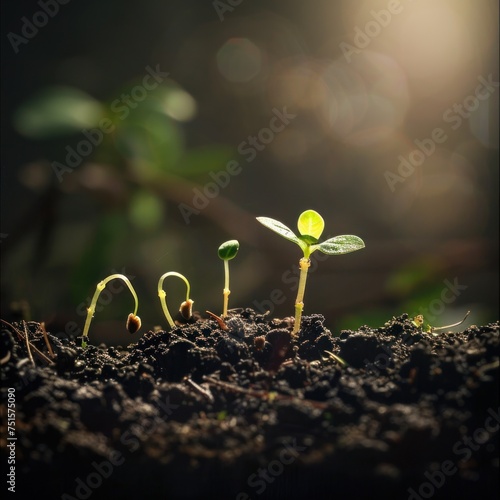 Sprouting seeds and plants