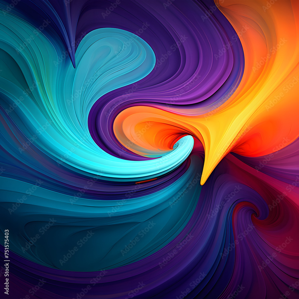 Dynamic abstract wallpaper background illustration