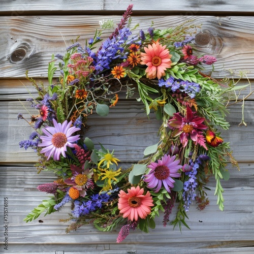 Herbal and floral wreaths