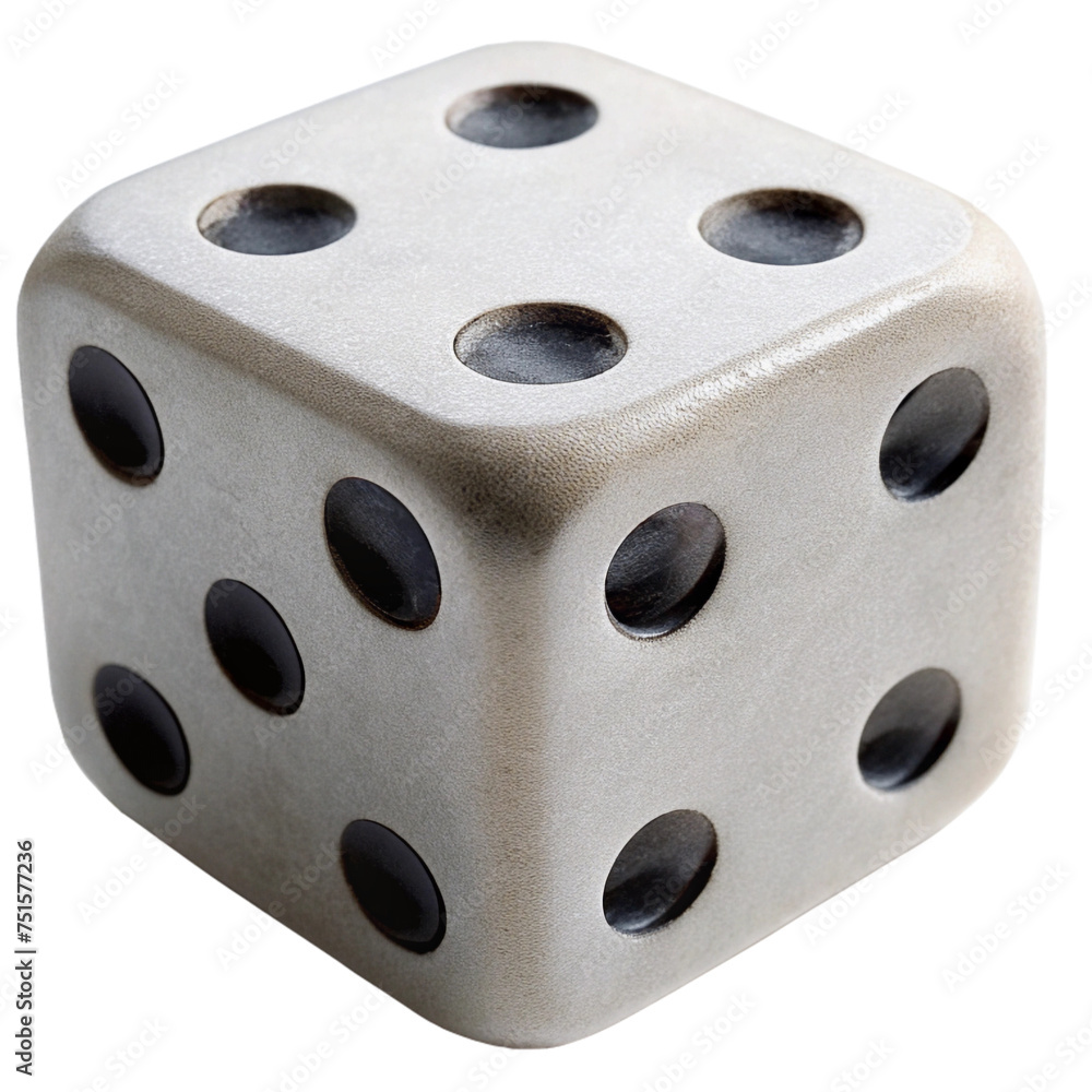 dice isolated on white, generative ai dice isolated on white, generative ai