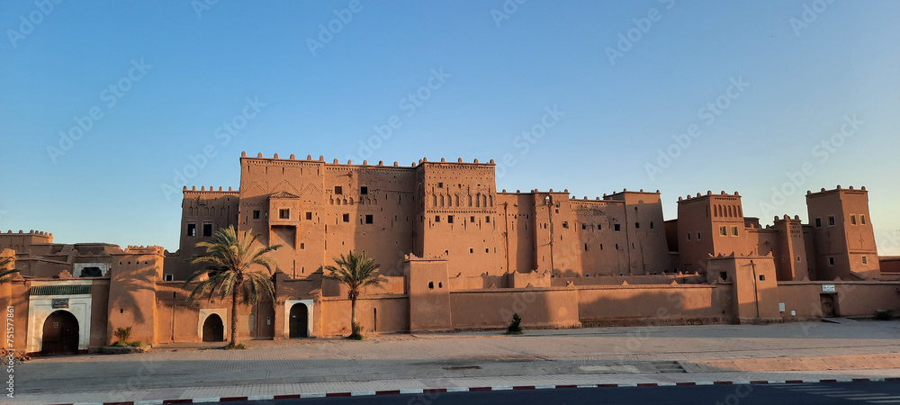 Fototapeta premium Exploring the Rich Heritage of Kasbah Taorirt in Ouarzazate City