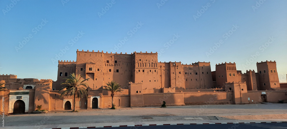 Fototapeta premium medieval castle of taorirt in ouarzazate Morocco
